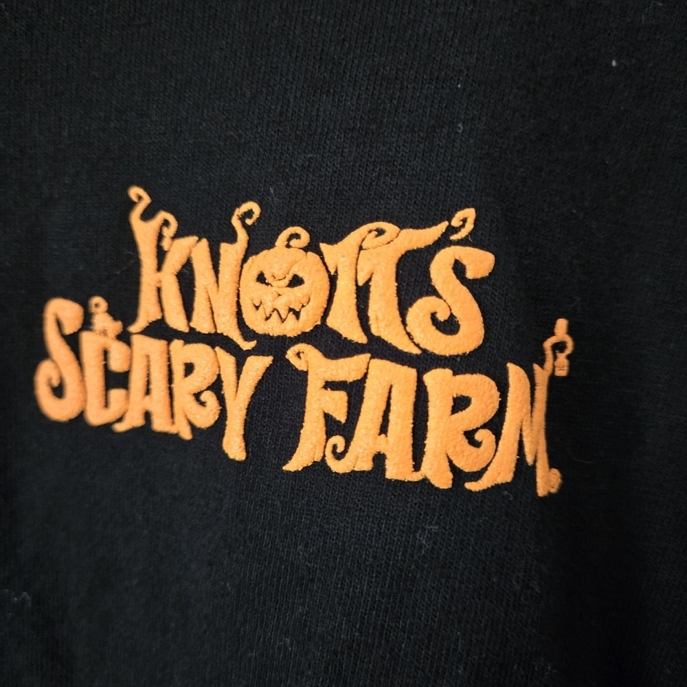 Knott's Scary Farm 50th Anniversary Spirit Jersey Halloween Graphic Long Sleeve - Picture 4 of 8